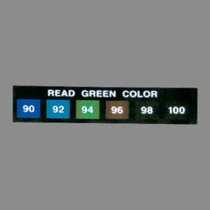 Temperature strip for drug testing