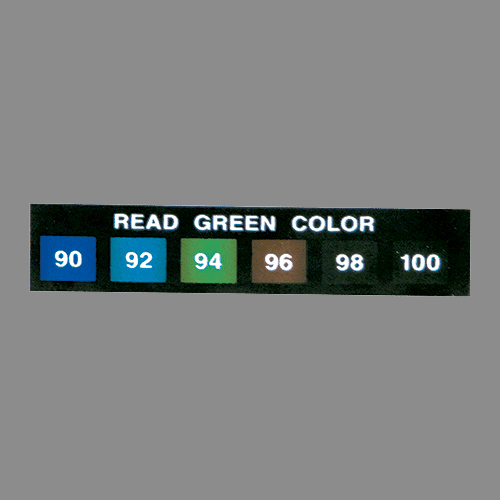Temperature strip for drug testing