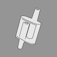 Square Saliva Trap Mouthpiece