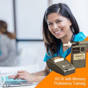 Online breath alcohol technician training Alco-Sensor IV with Memory