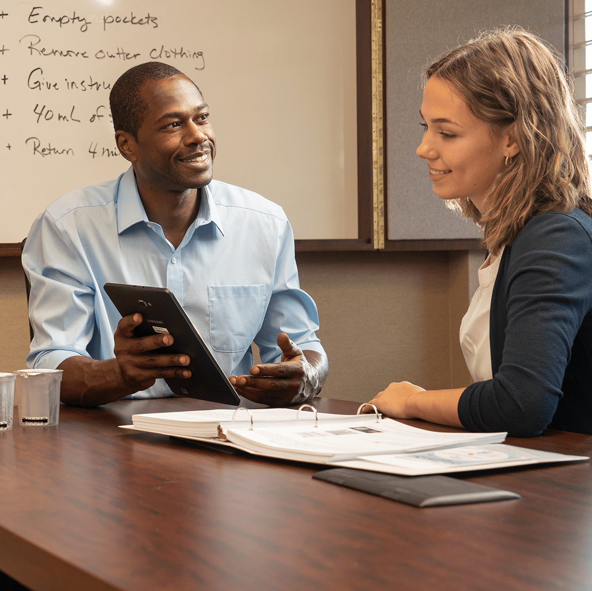 DOT urine specimen collector instructor classroom training