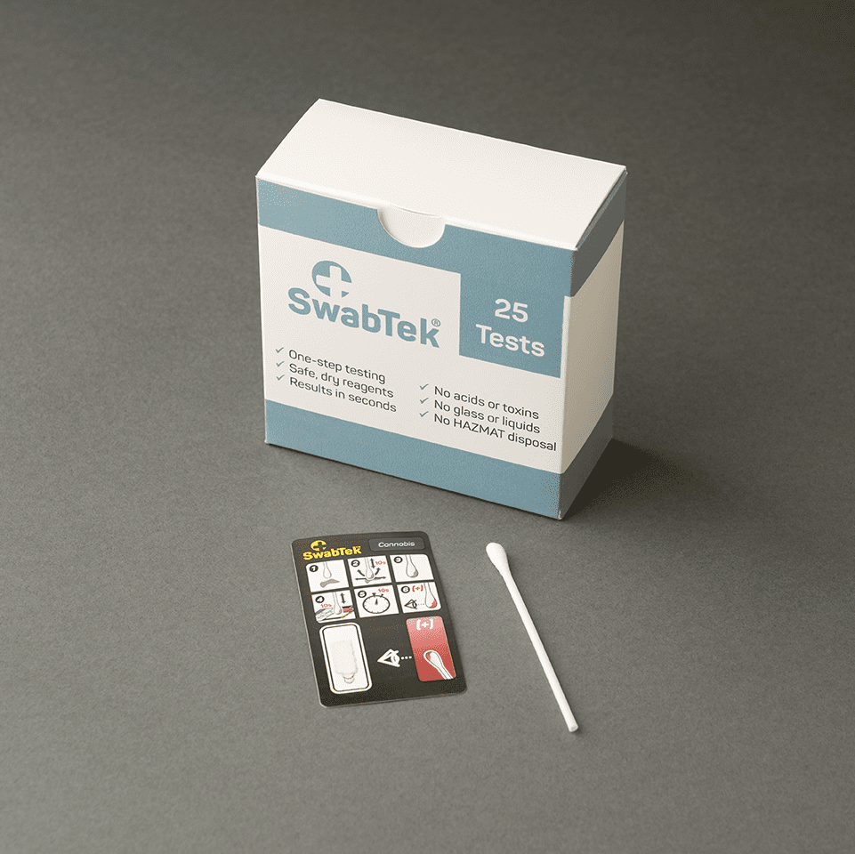 SwabTek cannabis detection field test kit